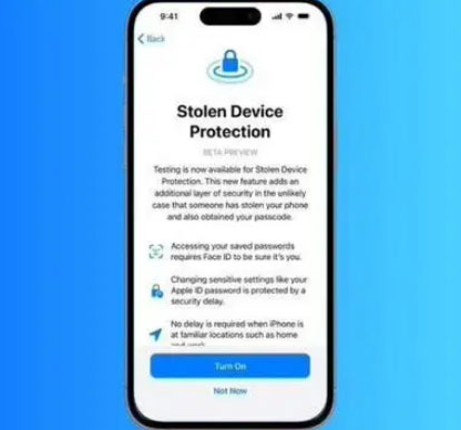 睢宁苹果授权维修店分享被盗设备保护功能开启方法 