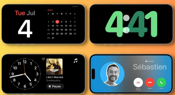 睢宁苹果手机维修分享iOS17横屏充电待机显示有什么好处 