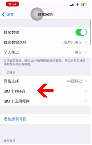 睢宁苹果14维修网分享如何给iPhone14的SIM卡设置密码 