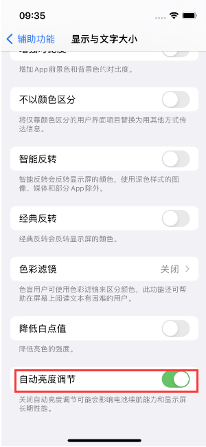 睢宁苹果15维修店分享iPhone 15 Pro系列屏幕亮度 