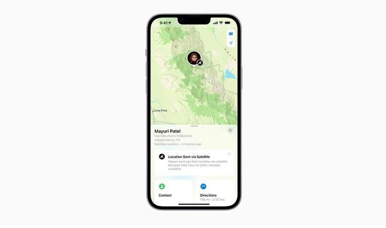 睢宁苹果14维修分享iPhone14系列中 FindMy功能通过卫星分享位置方法教程 